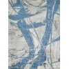 Exquisite Rugs Floor Art Ivory/Light Blue 57081X16 1ft.X1ft.6in. Rect. Rug