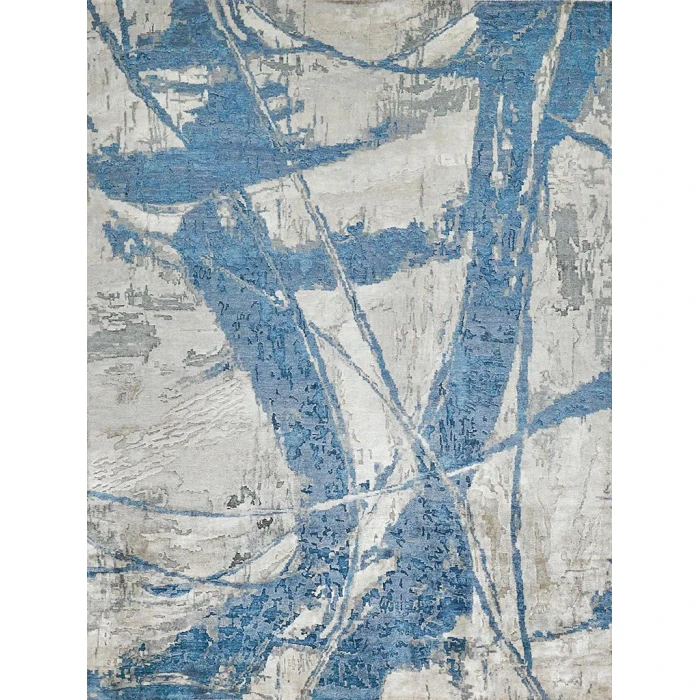 Exquisite Rugs Floor Art Ivory/Light Blue 570812X15 12ft.X15ft. Rect. Rug