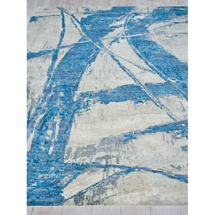 Exquisite Rugs Floor Art Ivory/Light Blue 570812X15 12ft.X15ft. Rect. Rug