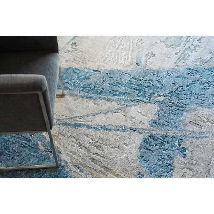 Exquisite Rugs Floor Art Ivory/Light Blue 570812X15 12ft.X15ft. Rect. Rug