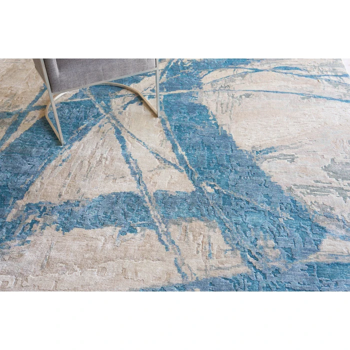 Exquisite Rugs Floor Art Ivory/Light Blue 570812X15 12ft.X15ft. Rect. Rug
