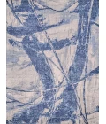 Exquisite Rugs Floor Art Ivory/Dark Blue 57091X16 1ft.X1ft.6in. Rect. Rug