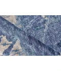 Exquisite Rugs Floor Art Ivory/Dark Blue 57091X16 1ft.X1ft.6in. Rect. Rug