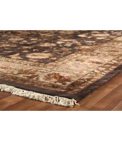Exquisite Rugs Museum Kashan Charcoal/Beige 572912X15 12ft.X15ft. Rect. Rug