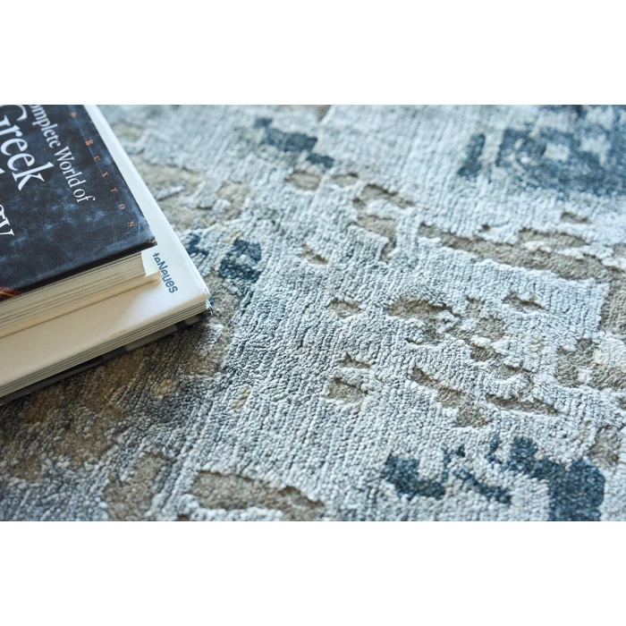 Exquisite Rugs Cosmo Gray/Charcoal 57491X16 1ft.X1ft.6in. Rect. Rug