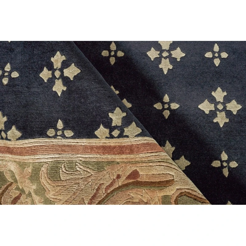 Exquisite Rugs Contemporary Black/Green 57959X10 9ft.X10ft. Rect. Rug