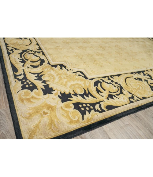 Exquisite Rugs Super Tibetan Gold/Black 58549X12 9ft.X12ft. Rect. Rug