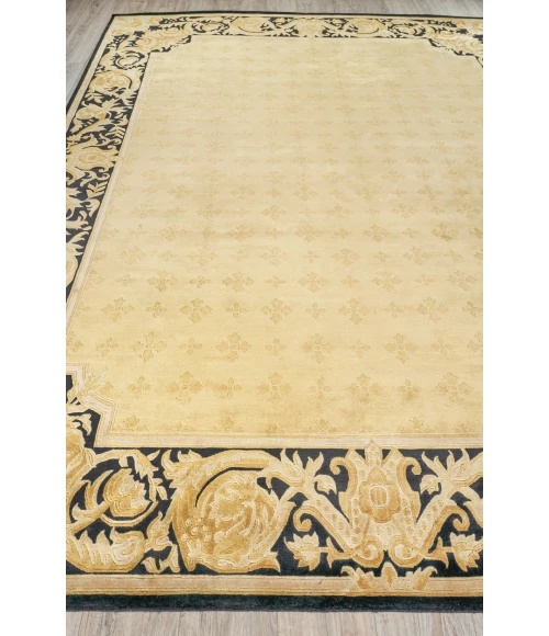 Exquisite Rugs Super Tibetan Gold/Black 58549X12 9ft.X12ft. Rect. Rug