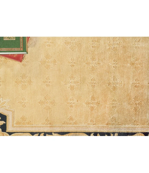 Exquisite Rugs Super Tibetan Gold/Black 58549X12 9ft.X12ft. Rect. Rug