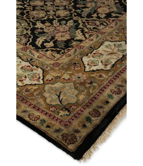 Exquisite Rugs Polonaise Black/Peach 585714X18 14ft.X18ft. Rect. Rug