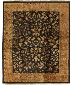 Exquisite Rugs Museum Kashan Black/Gold 592912X14 12ft.X14ft. Rect. Rug