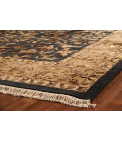 Exquisite Rugs Museum Kashan Black/Gold 592912X14 12ft.X14ft. Rect. Rug