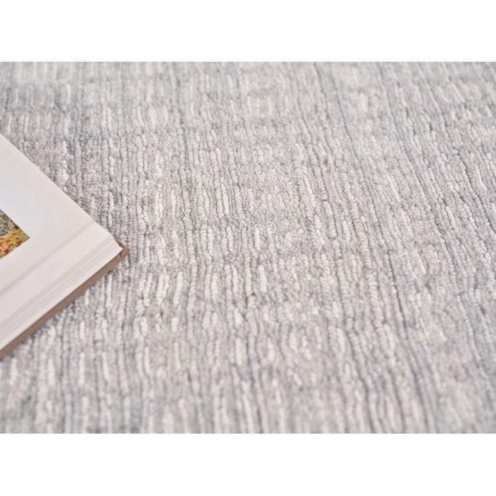 Exquisite Rugs Alpine Silver/Ivory 59666X9 6ft.X9ft. Rect. Rug