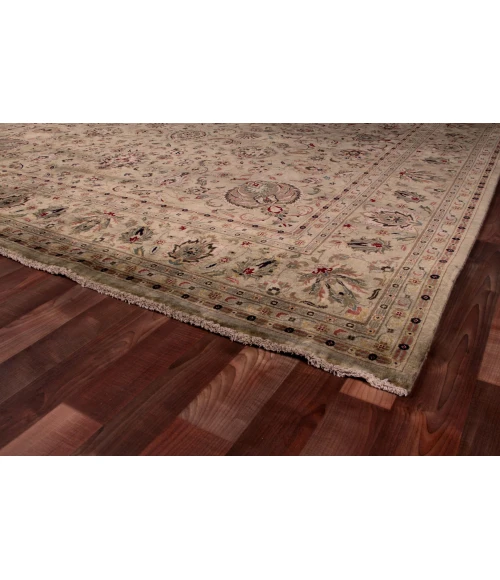 Exquisite Rugs Antique Weave Sultanabad Green 599115X20 15ft.X20ft. Rect. Rug