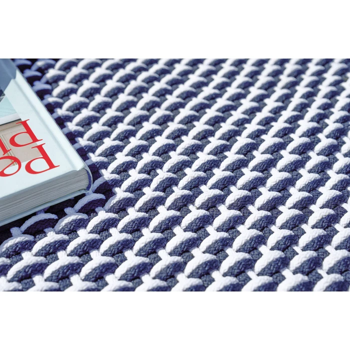 Exquisite Rugs Harbor Blue/White 60156X9 6ft.X9ft. Rect. Rug