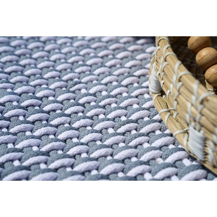 Exquisite Rugs Harbor Silver/White 60162X3 2ft.X3ft. Rect. Rug