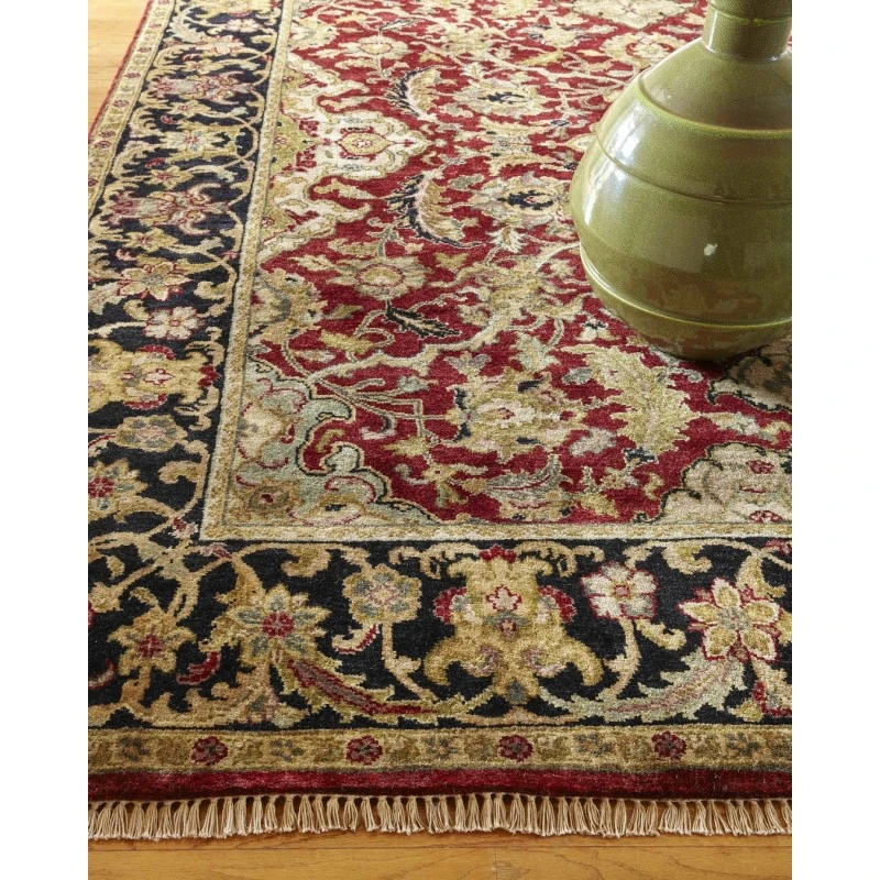 Exquisite Rugs Polonaise Burgundy 60429X12 9ft.X12ft. Rect. Rug