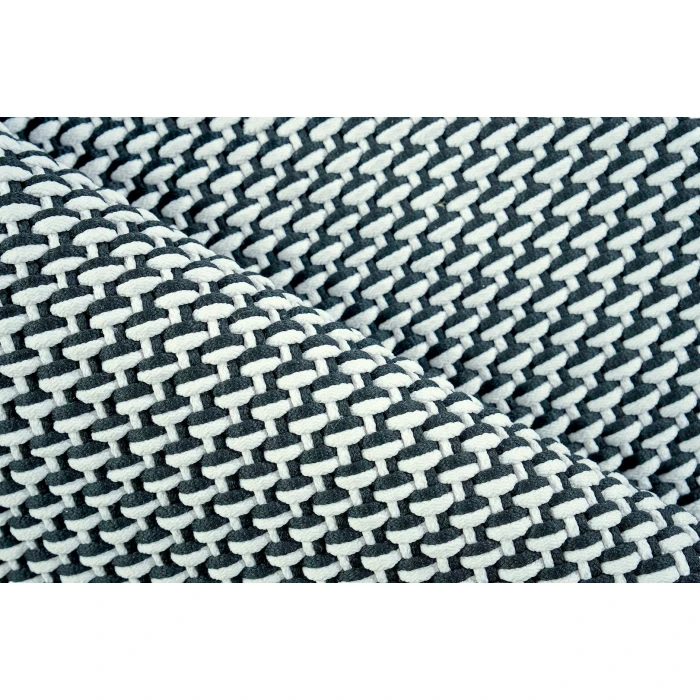 Exquisite Rugs Harbor White/Black 60432X3 2ft.X3ft. Rect. Rug