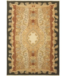 Exquisite Rugs Jungle White/Beige 60536X6 ROUND 6ft.X6ft. ROUND Round Rug