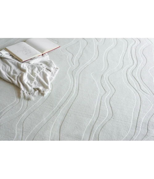 Exquisite Rugs Tempo Ivory 61771X16 1ft.X1ft.6in. Rect. Rug