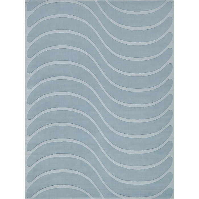 Exquisite Rugs Tempo Light Blue 62349X9 ROUND 9ft.X9ft. ROUND Round Rug