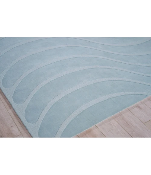 Exquisite Rugs Tempo Light Blue 62341X16 1ft.X1ft.6in. Rect. Rug