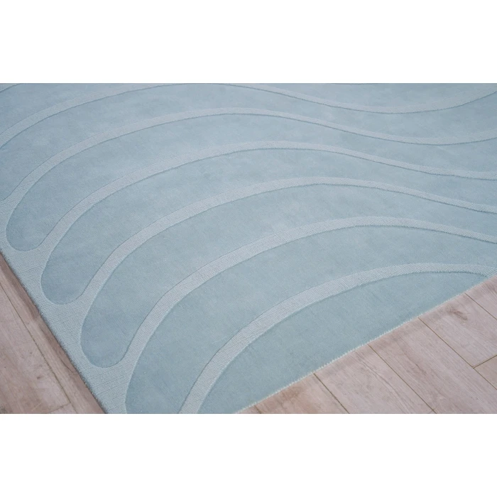 Exquisite Rugs Tempo Light Blue 62349X9 ROUND 9ft.X9ft. ROUND Round Rug