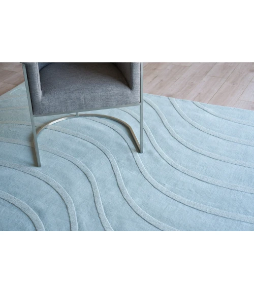 Exquisite Rugs Tempo Light Blue 62341X16 1ft.X1ft.6in. Rect. Rug