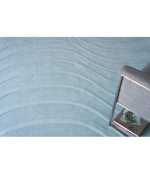 Exquisite Rugs Tempo Light Blue 62341X16 1ft.X1ft.6in. Rect. Rug