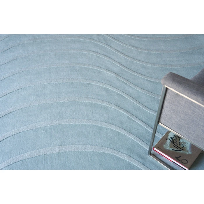 Exquisite Rugs Tempo Light Blue 62349X9 ROUND 9ft.X9ft. ROUND Round Rug