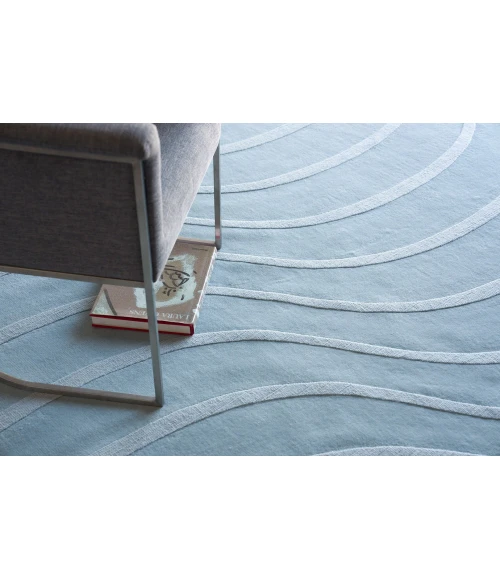 Exquisite Rugs Tempo Light Blue 62341X16 1ft.X1ft.6in. Rect. Rug