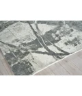 Exquisite Rugs Gianni Dark Gray/Silver 62431X16 1ft.X1ft.6in. Rect. Rug