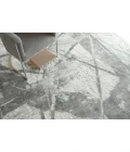 Exquisite Rugs Gianni Dark Gray/Silver 62431X16 1ft.X1ft.6in. Rect. Rug