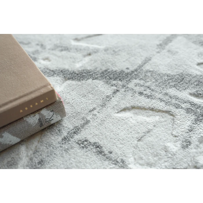 Exquisite Rugs Gianni Dark Gray/Silver 62431X16 1ft.X1ft.6in. Rect. Rug