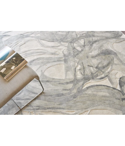 Exquisite Rugs Gianni Gray/Silver 624910X14 10ft.X14ft. Rect. Rug