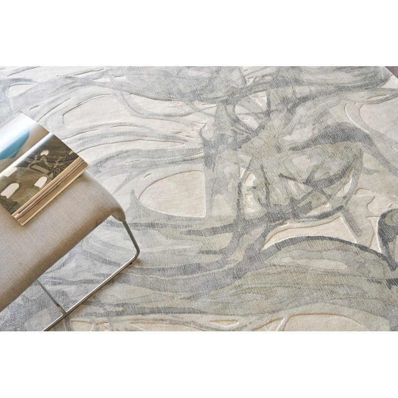 Exquisite Rugs Gianni Gray/Silver 62494X6 4ft.X6ft. Rect. Rug