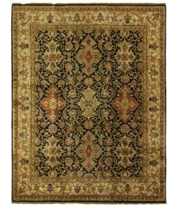 Exquisite Rugs Polonaise Black 62678X8 ROUND 8ft.X8ft. ROUND Round Rug