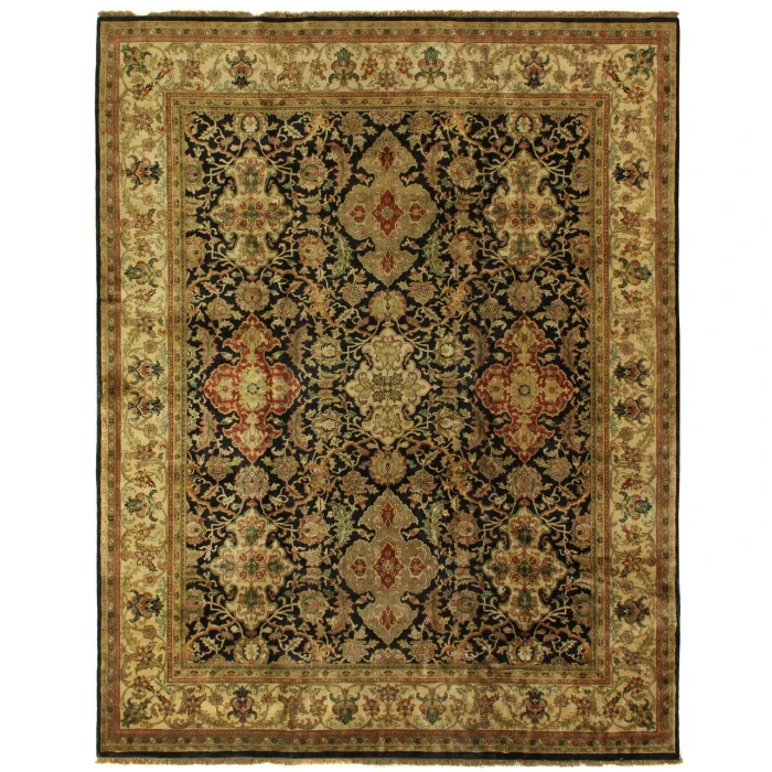 Exquisite Rugs Polonaise Black 62678X8 ROUND 8ft.X8ft. ROUND Round Rug