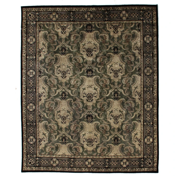 Exquisite Rugs Contemporary Green 62728X8 ROUND 8ft.X8ft. ROUND Round Rug