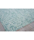 Exquisite Rugs Ink Blot Turquoise 63089X12 9ft.X12ft. Rect. Rug