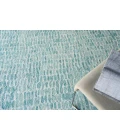 Exquisite Rugs Ink Blot Turquoise 63089X12 9ft.X12ft. Rect. Rug