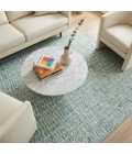 Exquisite Rugs Ink Blot Turquoise 63089X12 9ft.X12ft. Rect. Rug