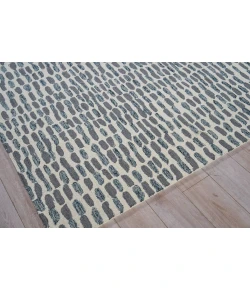 Exquisite Rugs Ink Blot Black/Gray 63101X16 1ft.X1ft.6in. Rect. Rug