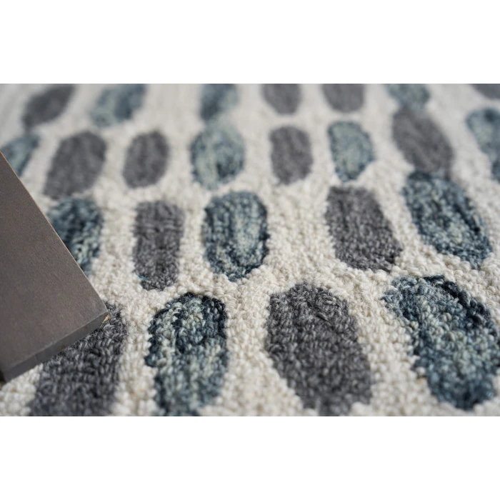 Exquisite Rugs Ink Blot Black/Gray 63108X10 8ft.X10ft. Rect. Rug