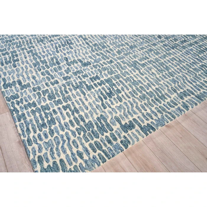 Exquisite Rugs Ink Blot Navy 631110X14 10ft.X14ft. Rect. Rug