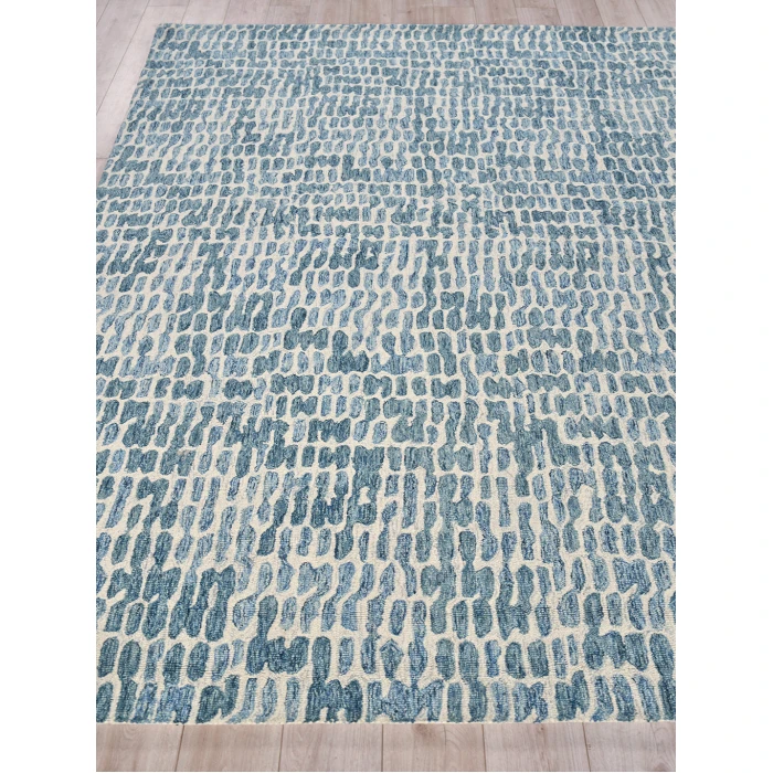 Exquisite Rugs Ink Blot Navy 631110X14 10ft.X14ft. Rect. Rug