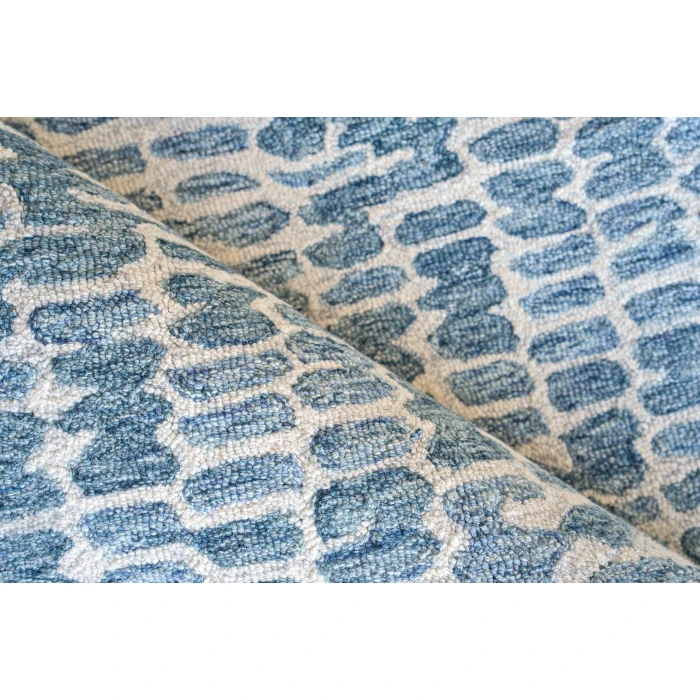 Exquisite Rugs Ink Blot Navy 631110X14 10ft.X14ft. Rect. Rug