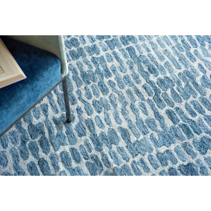 Exquisite Rugs Ink Blot Navy 631110X14 10ft.X14ft. Rect. Rug