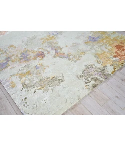 Exquisite Rugs Cosmo Ivory/Beige/Blue 63131X16 1ft.X1ft.6in. Rect. Rug