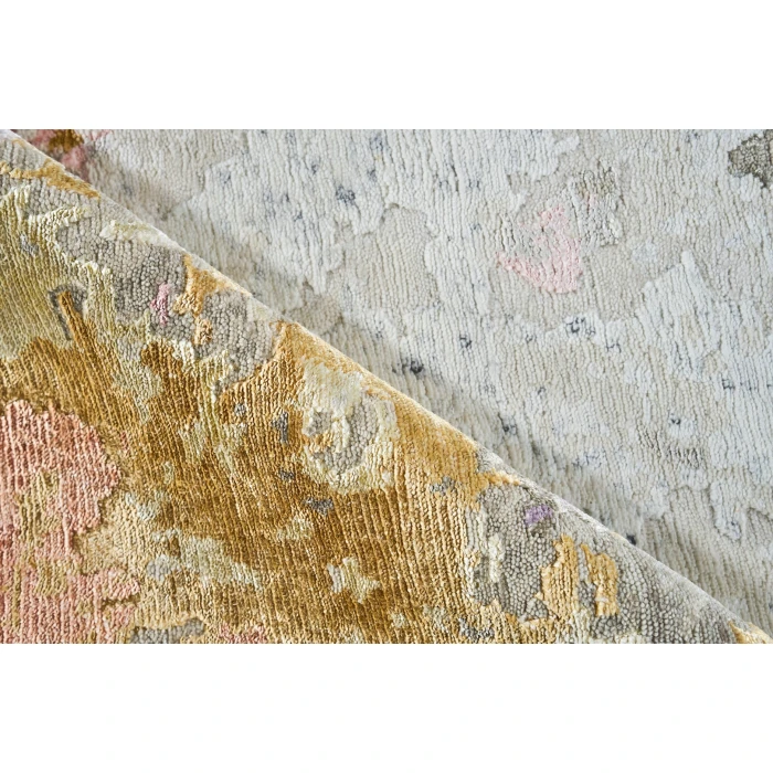 Exquisite Rugs Cosmo Ivory/Beige/Blue 63131X16 1ft.X1ft.6in. Rect. Rug